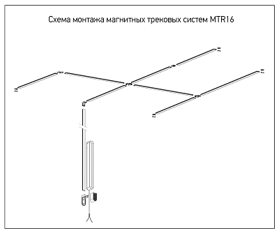 Блок питания MTR16 DRIVER DIM 100W 40V BL IP20